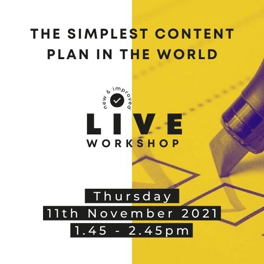 The Simplest Content Plan In The World