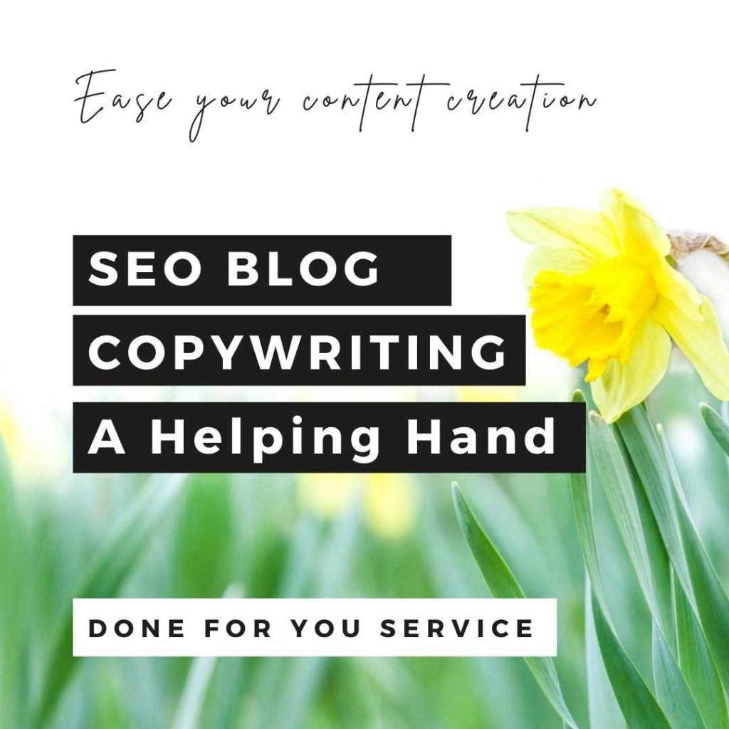 SEO Blog Copywriting Service - ease your content creation
