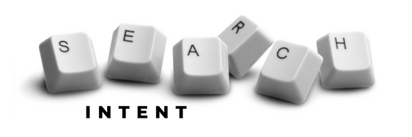 letters spelling out search intent