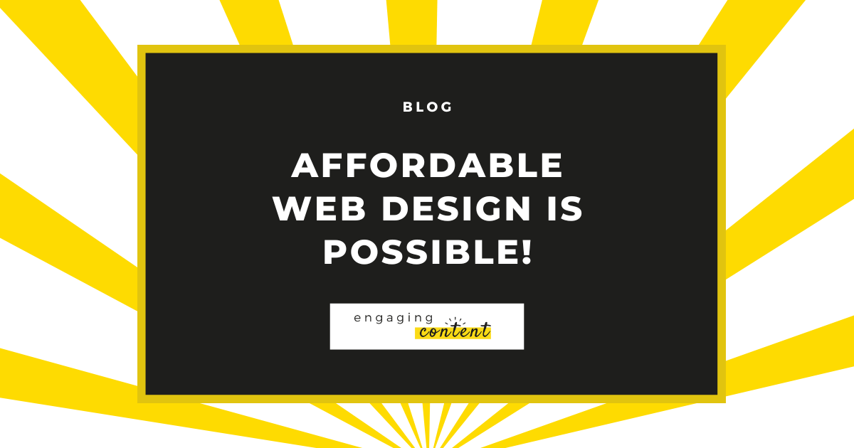 Affordable web design for small business