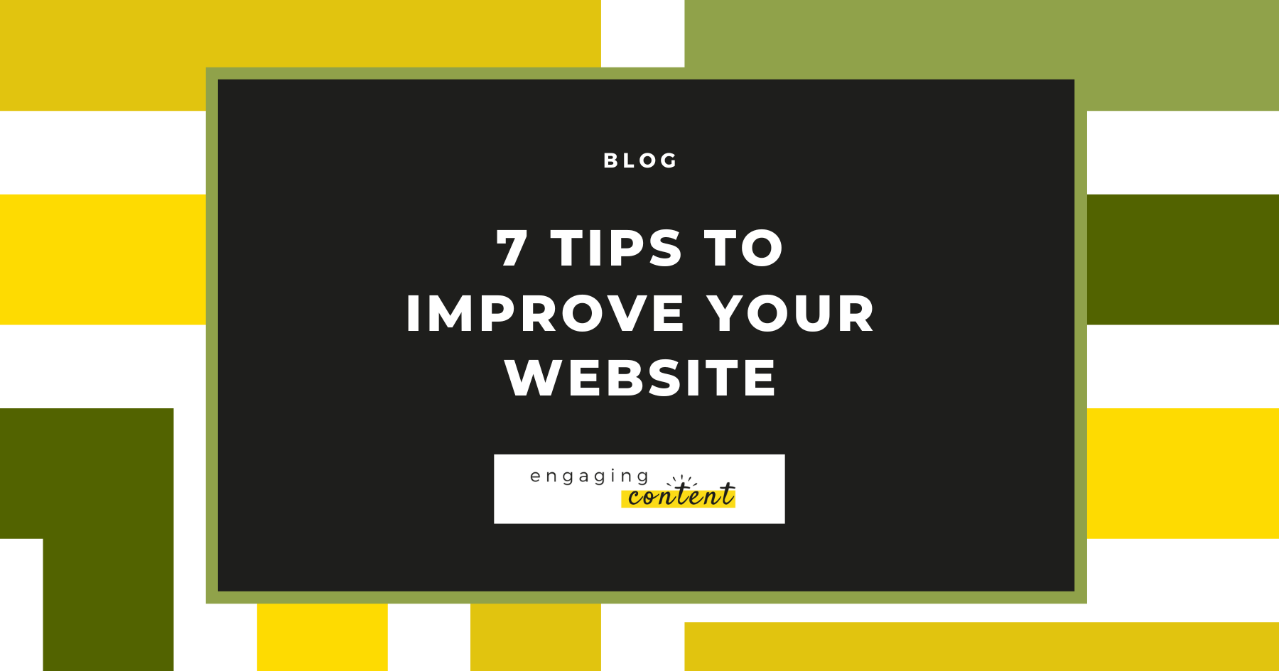 7 tips to improve your website