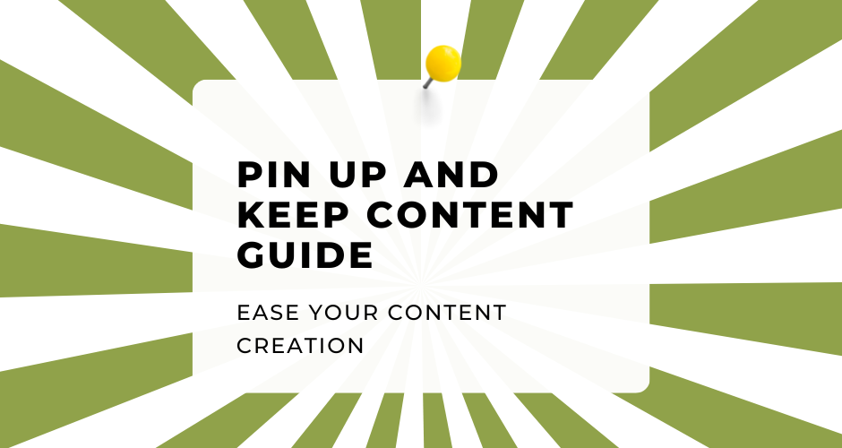 pin up and keep content guide