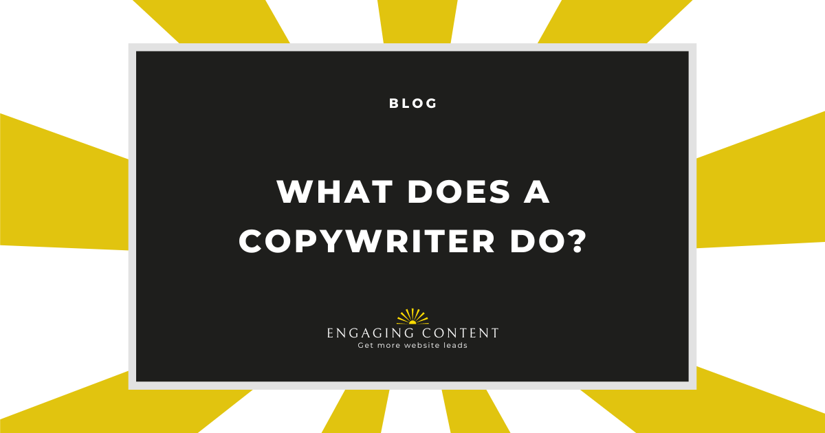 what does a copywriter do