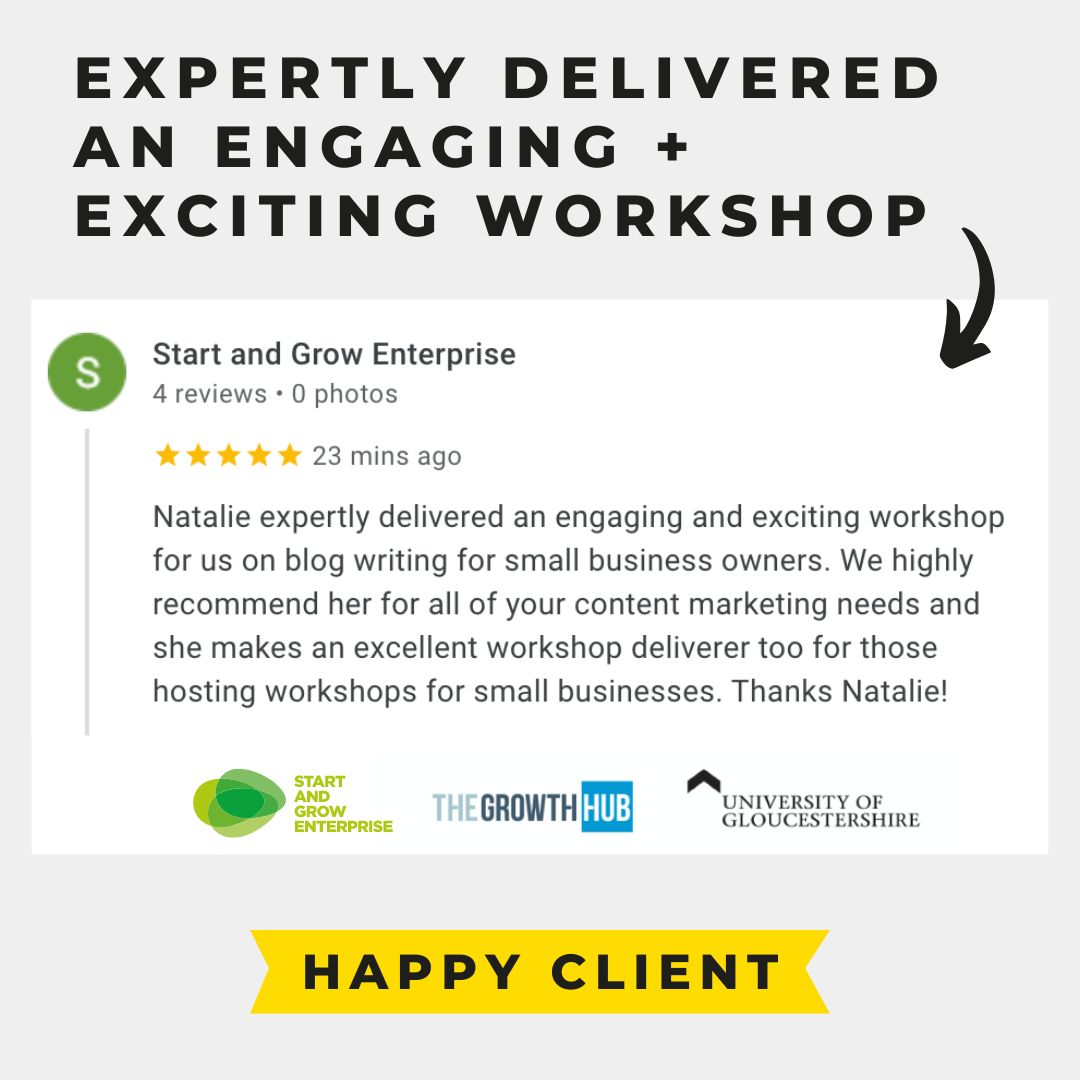 Expertly delivered an engaging and exciting workshop