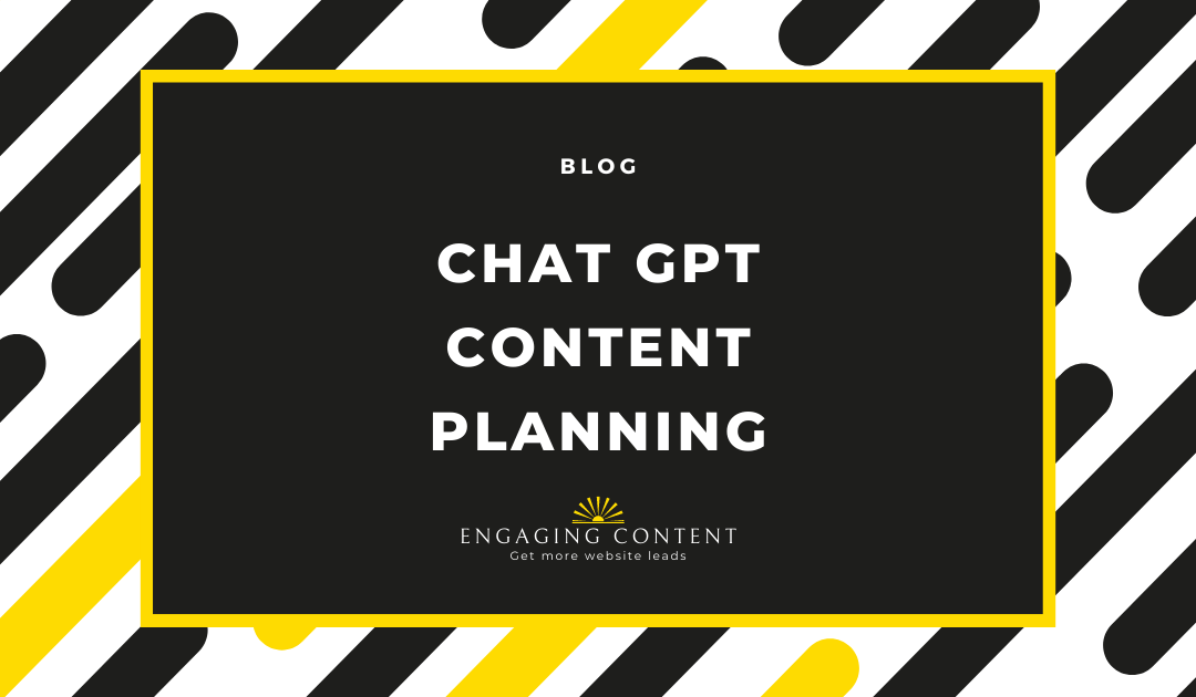 How to use ChatGPT Content Marketing for content planning