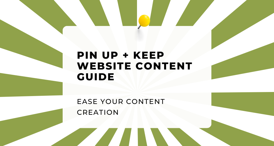 pin up + keep website content guide